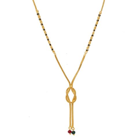 Simple Gold Plated Daily Wear Mangalsutra – Meira Jewellery