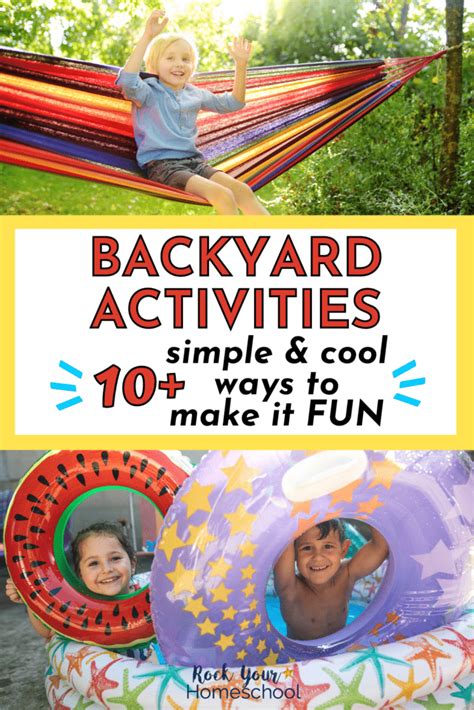 Image result for Fun Backyard Activities