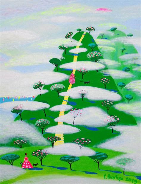 It's A Heaven On Earth Painting by Katrina Avotina | Saatchi Art