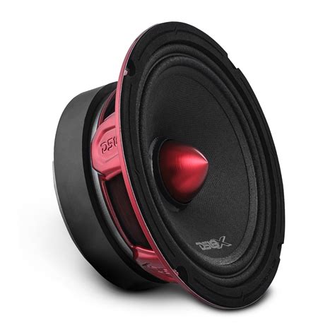 Buy DS18 PRO-X6.4BM Loudspeaker - 6.5", Midrange, Red Aluminum Bullet ...