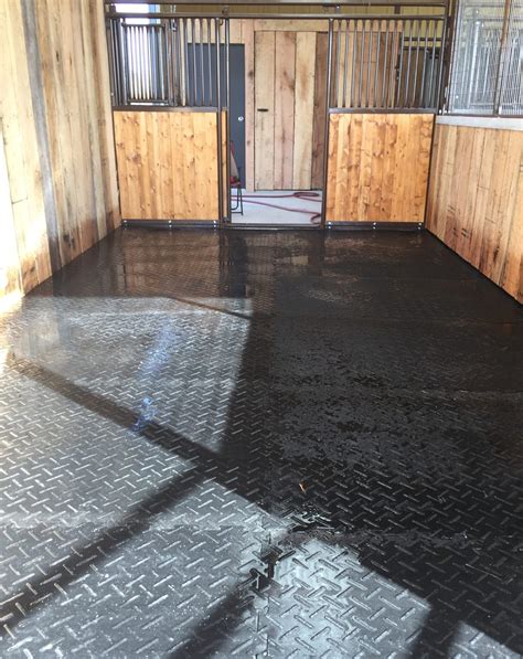 Inside Horse Barn Flooring Step Inside An 8 Stall Horse Barn With