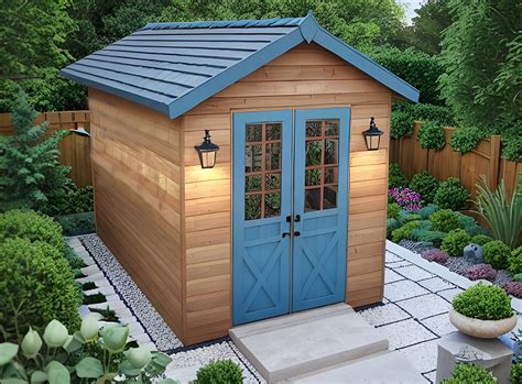 12x8 Backyard Shed Plans: DIY Outdoor Office (PDF Download) - Etsy