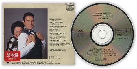 Freddie Mercury Barcelona Japanese Promo CD album (CDLP) (221926)