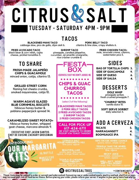 Citrus & Salt restaurant in Boston, MA on BostonChefs.com: guide to ...