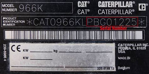 Image result for Caterpillar VIN Decoder