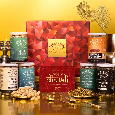 Assorted Treat Diwali Gift box Hamper - HEALTHY TREAT