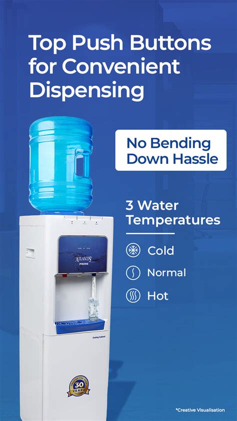 ATLANTIS PRIME Water Dispenser – Hot, Normal, Cold