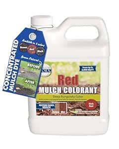 MulchWorx Red Mulch Color Concentrate - 2,800 Sq. Ft. - Deep Burgundy ...