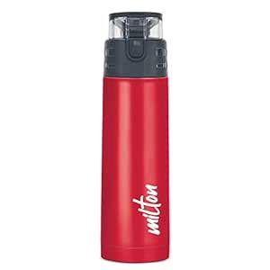 Milton Atlantis 600 Thermosteel Water Bottle 500 ml, 24 Hr Hot and Cold ...