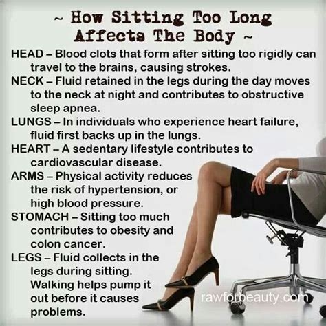87 best images about Dangers of a Sedentary Lifestyle on Pinterest ...