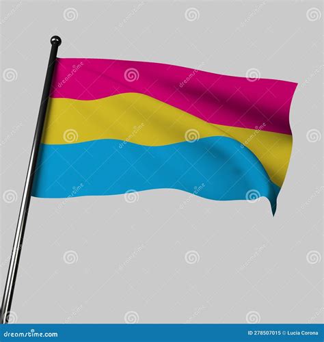 Pansexual Pride Flag: Embracing LGBTQ Symbolism Stock Image ...