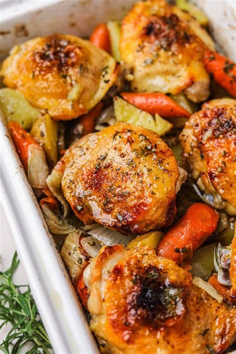 Easy Oven Roasted Chicken And Vegetables at Kelly Barrios blog