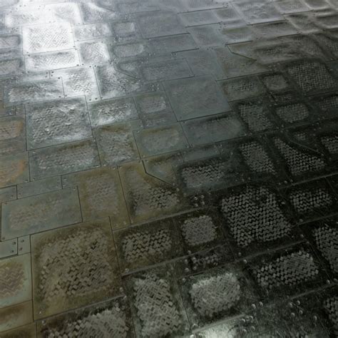 Sci-Fi Metal Floor Texture 4903 - LotPixel