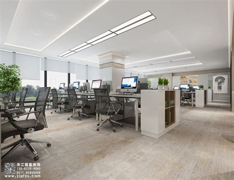 杭州上市公司高档办公楼办公室装修设计公司-办公楼设计-浙江国富装饰