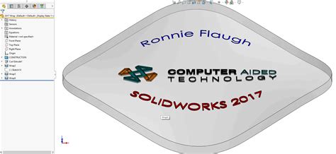 Wrap Feature SolidWorks 的图像结果