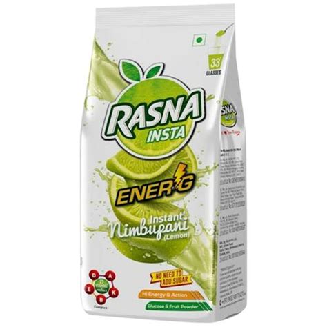 Rasna Fruit Plus Insta - Lemon, 750 g Poly pouch – Fetch N Buy