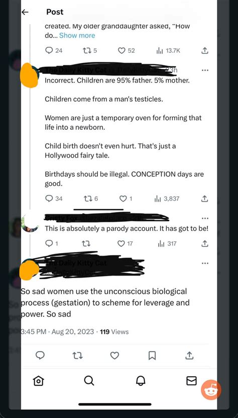 Women = ovens and childbirth isn’t painful. Tell me more, wise one. : r ...