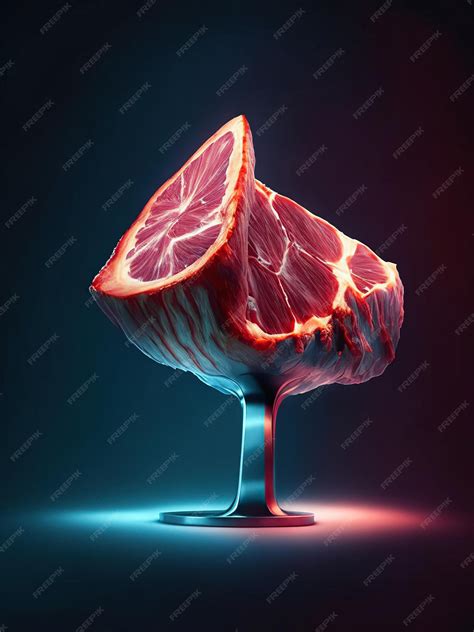 Premium AI Image | bone marrow bones display abstract texture