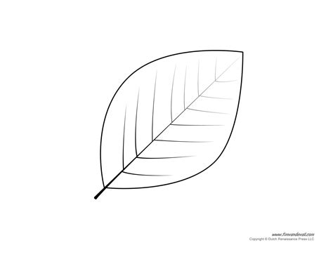 Leaf Templates & Leaf Coloring Pages for Kids | Leaf Printables