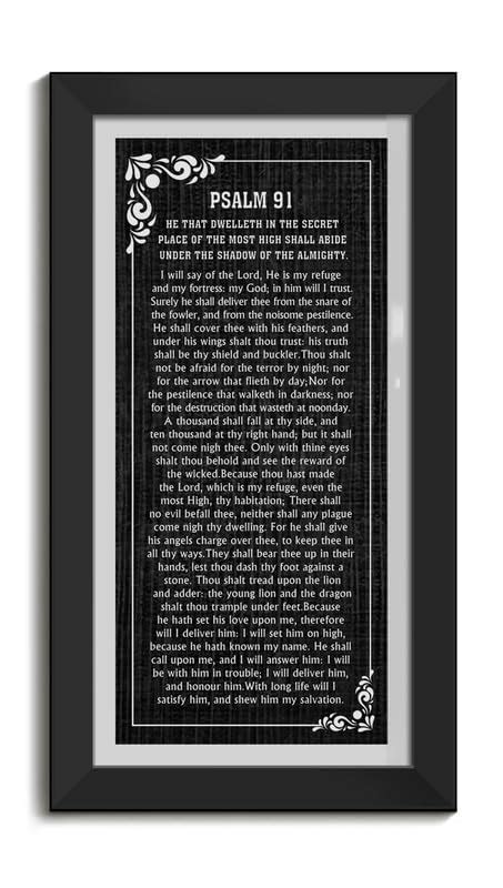 Elben Creatives Bible Verse Frame: He that dwelleth in the secret place ...