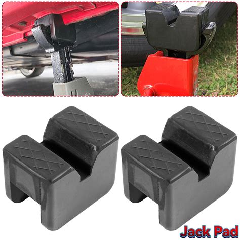 AUTOXBERT 2X Universal Jack Stand Pad Adaptor Block Jacking Point Pinch ...