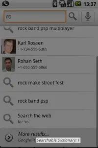 Image result for Android Quick Search Box