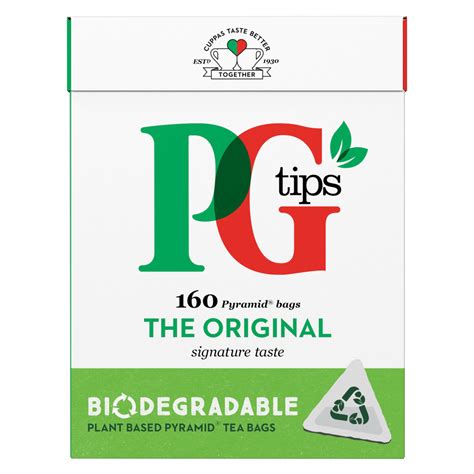 PG tips Original Biodegradable Tea Bags 160 - One Stop