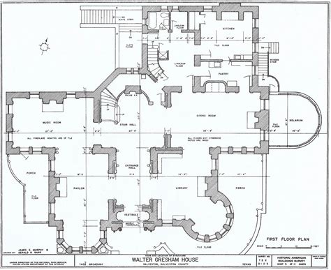 Bishop S Palace Galveston Floor Plans | The Bishop's Palace. First ...