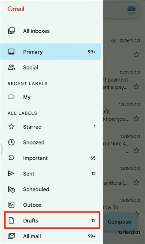 Recover Email Draft 的图像结果