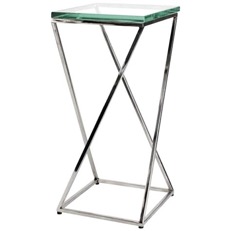 Contemporary Modern Glass Top Cocktail Table at 1stDibs