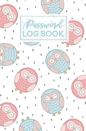 Buy Password Log Book: Sleepy Owl Pattern Internet Password Keeper ...