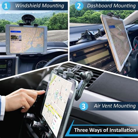 Buy Randconcept 3-in-1 Tablet Holder Car Air Vent Mount - [ Strong ...