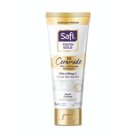 Safi Youth Gold 8X Ceramide Repair Cleanser 100G – mosaique