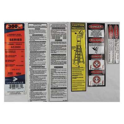 944361-6 Louisville Label Kit: For 36Y387/36Y388/36Y389/36Y390/36Y391 ...