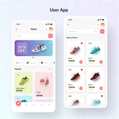 Ecommerce app | Mobile app design templates, App interface design ...