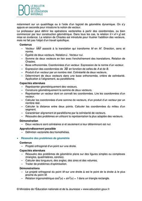 Programme De Math Seconde 的图像结果