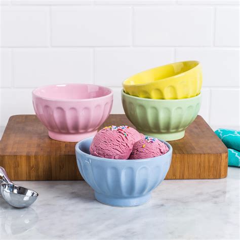KSP Sorbet Ice Cream Bowls - Set of 4 | Sorbet ice cream, Bowl, Dessert ...