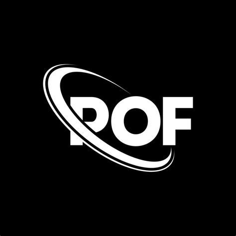 POF logo. POF letter. POF letter logo design. Initials POF logo linked ...