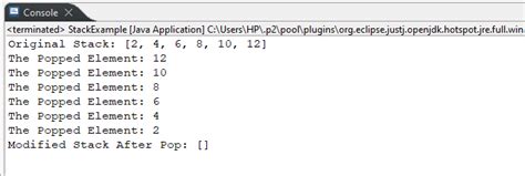 Image result for Pop Stack.java