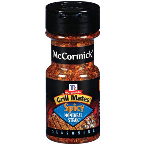 McCormick Grill Mates Spicy Montreal Steak Seasoning 3.12 oz (Pack of 5 ...