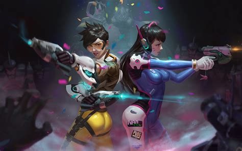 3840x2400 Tracer Dva Overwatch Digital Art 4K ,HD 4k Wallpapers,Images ...