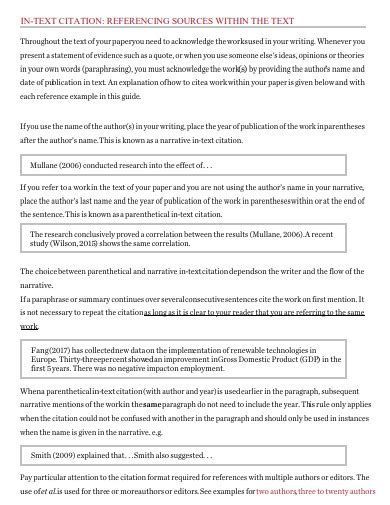 Image result for APA 6 Edition Format