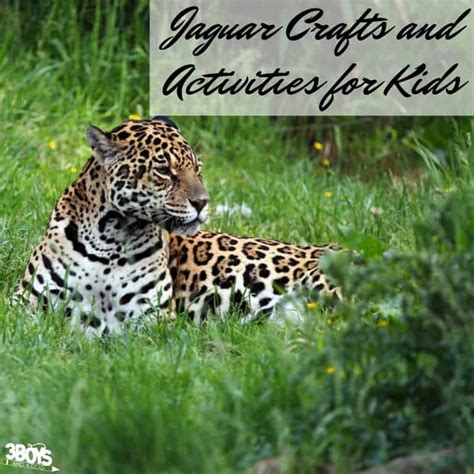 J is for Jaguar: Jaguar Crafts and Activities for Kids