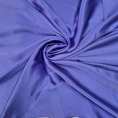 Purple Colour Poly Satin Fabric