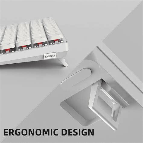 MageGee MageGee Moon84 Wit Draadloos Mechanisch Toetsenbord, RGB 84 ...