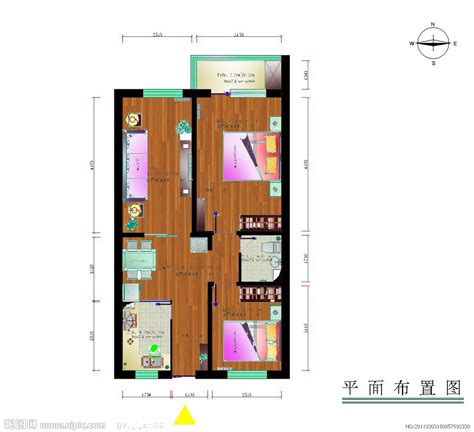 小户型 家装设计平面图效果图|空间|家装设计|深蓝IV - 原创作品 - 站酷 (ZCOOL)