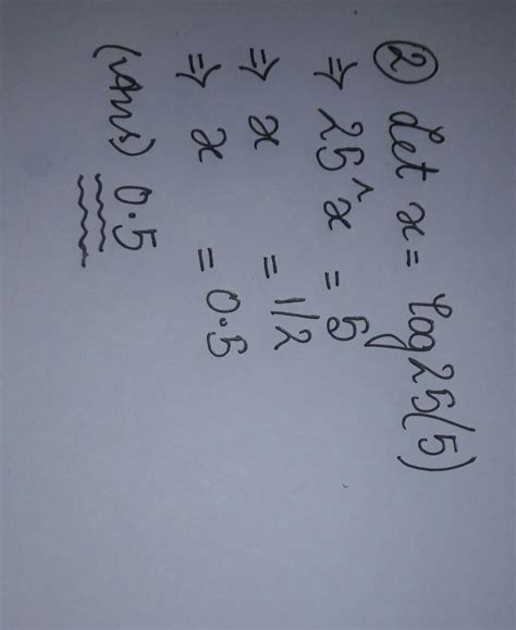 Log5 base 25 value in telugu - Brainly.in