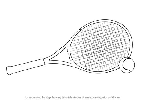 Learn How to Draw Tennis Racket and Ball (Other Sports) Step by Step ...