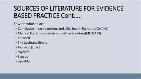 Example of Using Evidence-Based Practice in Nursing Scenario 的图像结果