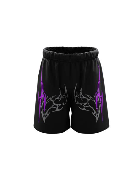 Lethal Unisex Black Shorts